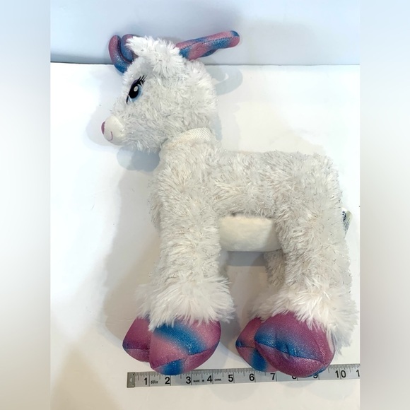 BAB Workshop 2017 Glisten the Reindeer White 20” Plush No Light Christmas - Picture 3 of 5
